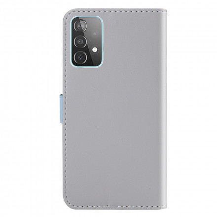 Housse Samsung Galaxy A32 4G Effet Cuir Tricolore Housse Samsung Galaxy A32 4G Effet Cuir Tricolore