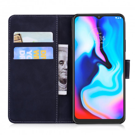 Housse Moto G9 Play Empreinte Face de Tigre Housse Moto G9 Play Empreinte Face de Tigre