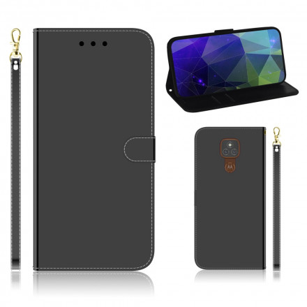 Housse Moto G9 Play Simili Cuir Couverture Miroir Housse Moto G9 Play Simili Cuir Couverture Miroir