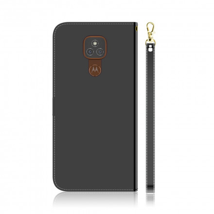 Housse Moto G9 Play Simili Cuir Couverture Miroir Housse Moto G9 Play Simili Cuir Couverture Miroir