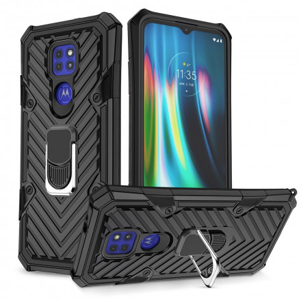 Coque Moto G9 Play Détachable Anneau-Support Coque Moto G9 Play Détachable Anneau-Support