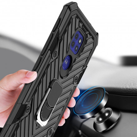 Coque Moto G9 Play Détachable Anneau-Support Coque Moto G9 Play Détachable Anneau-Support