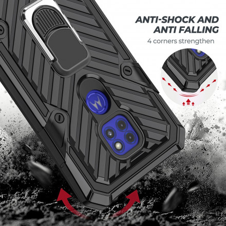 Coque Moto G9 Play Détachable Anneau-Support Coque Moto G9 Play Détachable Anneau-Support