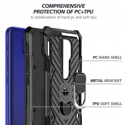 Coque Moto G9 Play Détachable Anneau-Support Coque Moto G9 Play Détachable Anneau-Support