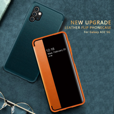 View Cover Samsung Galaxy A32 4G Effet Cuir View Cover Samsung Galaxy A32 4G Effet Cuir