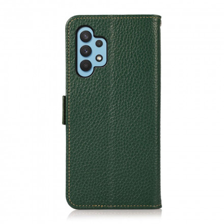 Housse Samsung Galaxy A32 4G Cuir Litchi KHAZNEH RFID Housse Samsung Galaxy A32 4G Cuir Litchi KHAZNEH RFID