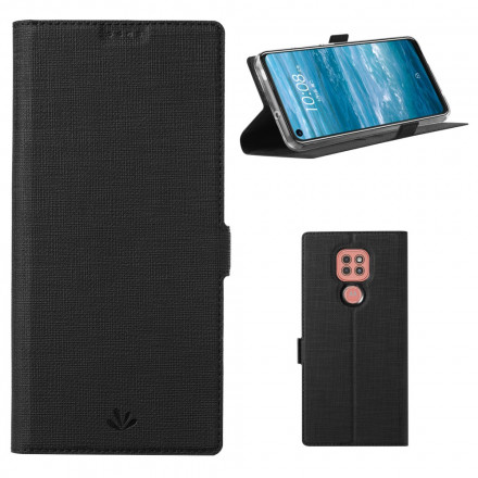 Flip Cover Moto G9 Play Texturée VILI DMK Flip Cover Moto G9 Play Texturée VILI DMK