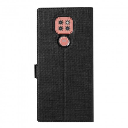 Flip Cover Moto G9 Play Texturée VILI DMK Flip Cover Moto G9 Play Texturée VILI DMK