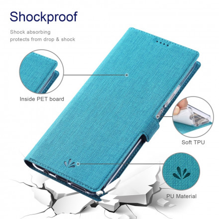 Flip Cover Moto G9 Play Texturée VILI DMK Flip Cover Moto G9 Play Texturée VILI DMK