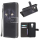 Housse Moto G9 Play Yeux de Chat Noir à Lanière Housse Moto G9 Play Yeux de Chat Noir à Lanière