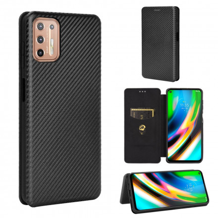 Flip Cover Moto G9 Plus Silicone Carbone Flip Cover Moto G9 Plus Silicone Carbone