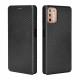 Flip Cover Moto G9 Plus Silicone Carbone Flip Cover Moto G9 Plus Silicone Carbone