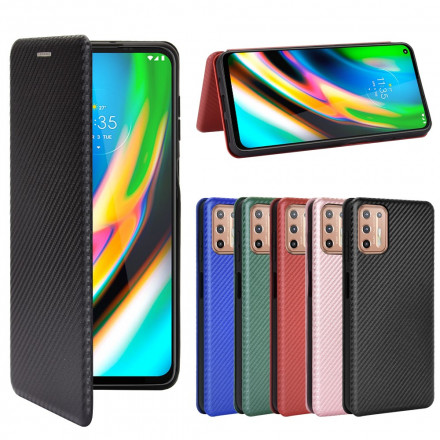 Flip Cover Moto G9 Plus Silicone Carbone Flip Cover Moto G9 Plus Silicone Carbone