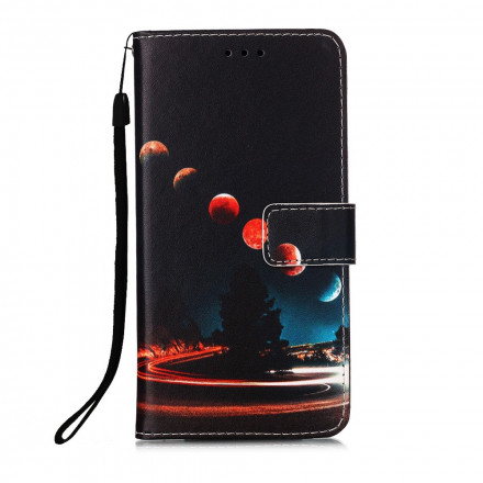 Housse Huawei P Smart 2020 Lunes et Galaxie Housse Huawei P Smart 2020 Lunes et Galaxie