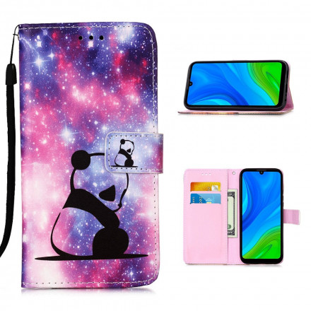 Housse Huawei P Smart 2020 Rêveries Panda à Lanière Housse Huawei P Smart 2020 Rêveries Panda à Lanière