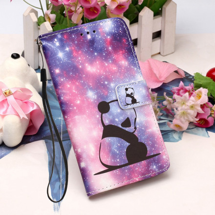 Housse Huawei P Smart 2020 Rêveries Panda à Lanière Housse Huawei P Smart 2020 Rêveries Panda à Lanière