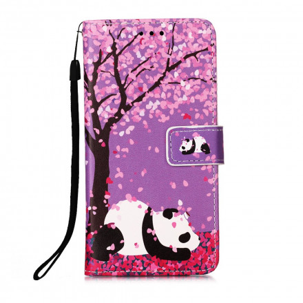 Housse Huawei P Smart 2020 Panda Rêveur à Lanière Housse Huawei P Smart 2020 Panda Rêveur à Lanière