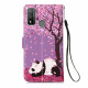Housse Huawei P Smart 2020 Panda Rêveur à Lanière Housse Huawei P Smart 2020 Panda Rêveur à Lanière