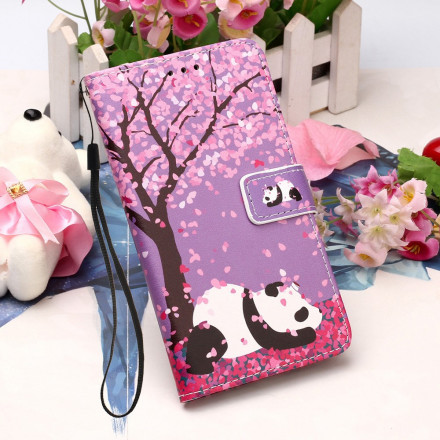 Housse Huawei P Smart 2020 Panda Rêveur à Lanière Housse Huawei P Smart 2020 Panda Rêveur à Lanière