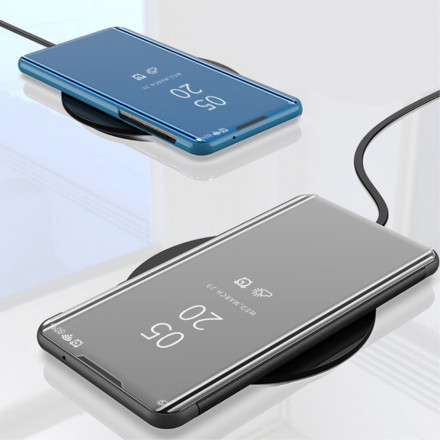 View Cover Moto G9 Plus Miroir et Simili Cuir View Cover Moto G9 Plus Miroir et Simili Cuir