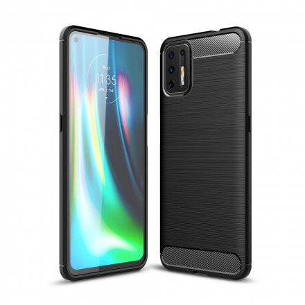 Coque Moto G9 Plus Fibre Carbone Brossée Coque Moto G9 Plus Fibre Carbone Brossée