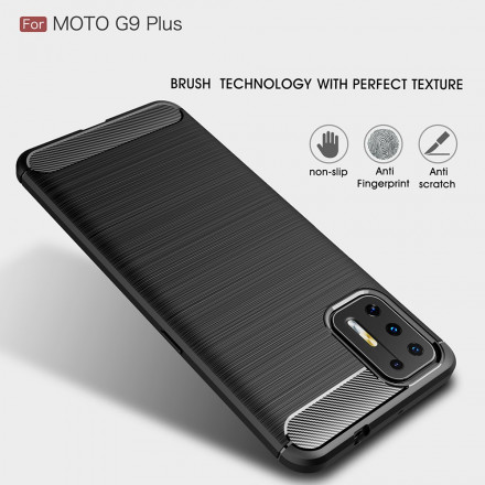 Coque Moto G9 Plus Fibre Carbone Brossée Coque Moto G9 Plus Fibre Carbone Brossée