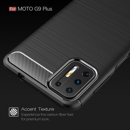 Coque Moto G9 Plus Fibre Carbone Brossée Coque Moto G9 Plus Fibre Carbone Brossée