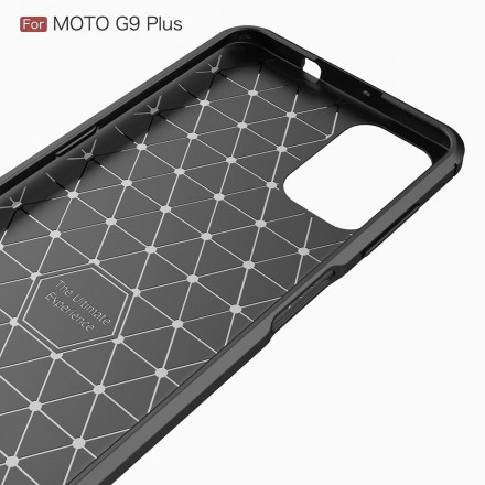 Coque Moto G9 Plus Fibre Carbone Brossée Coque Moto G9 Plus Fibre Carbone Brossée
