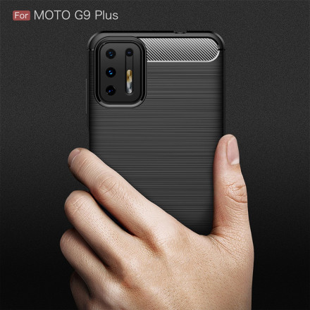 Coque Moto G9 Plus Fibre Carbone Brossée Coque Moto G9 Plus Fibre Carbone Brossée