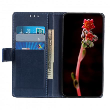Housse Samsung Galaxy A22 4G Version Coloré Cuir Fendu Housse Samsung Galaxy A22 4G Version Coloré Cuir Fendu