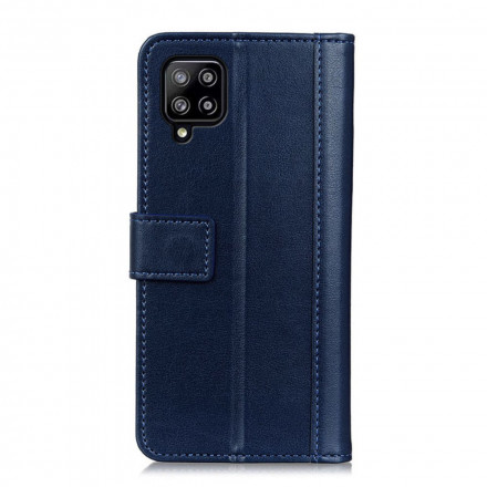 Housse Samsung Galaxy A22 4G Version Coloré Cuir Fendu Housse Samsung Galaxy A22 4G Version Coloré Cuir Fendu