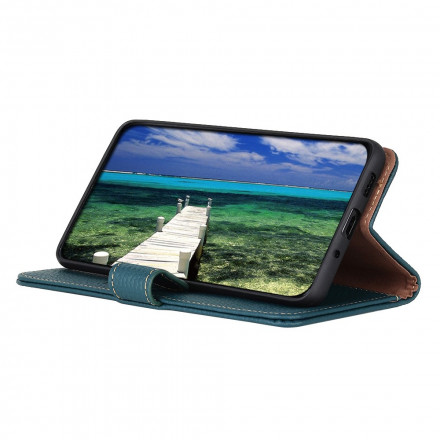Housse Samsung Galaxy A22 4G Cuir Litchi KHAZNEH Housse Samsung Galaxy A22 4G Cuir Litchi KHAZNEH