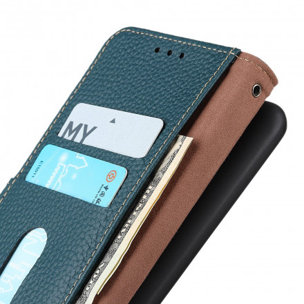 Housse Samsung Galaxy A22 4G Cuir Litchi KHAZNEH Housse Samsung Galaxy A22 4G Cuir Litchi KHAZNEH
