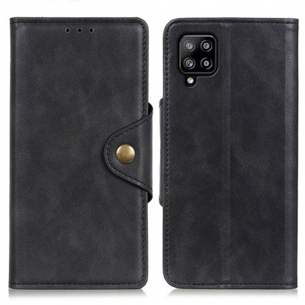 Housse Samsung Galaxy A22 4G Simili Cuir Bouton Housse Samsung Galaxy A22 4G Simili Cuir Bouton