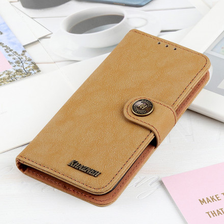 Housse Samsung Galaxy A22 4G Simili Cuir Fendu Rétro KHAZNEH Housse Samsung Galaxy A22 4G Simili Cuir Fendu Rétro KHAZNEH