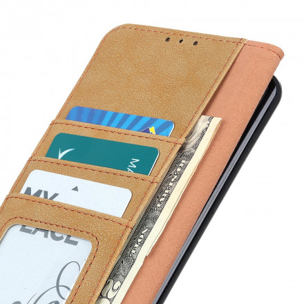 Housse Samsung Galaxy A22 4G Simili Cuir Fendu Rétro KHAZNEH Housse Samsung Galaxy A22 4G Simili Cuir Fendu Rétro KHAZNEH