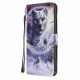 Housse Samsung Galaxy A22 5G Loup en Hiver avec Lanière Housse Samsung Galaxy A22 5G Loup en Hiver avec Lanière