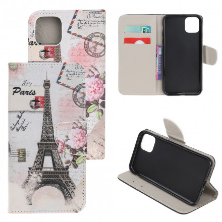 Housse Samsung Galaxy A22 5G Tour Eiffel Rétro Housse Samsung Galaxy A22 5G Tour Eiffel Rétro