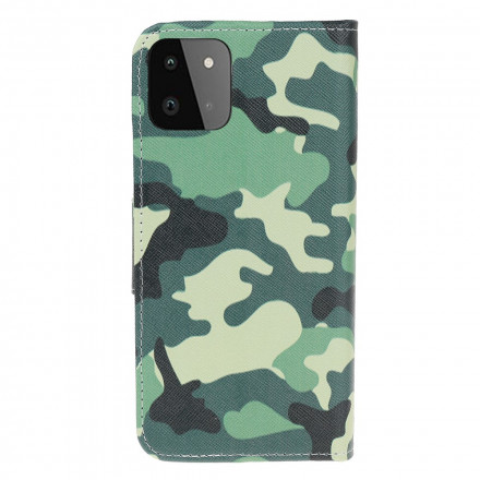 Housse Samsung Galaxy A22 5G Camouflage Militaire