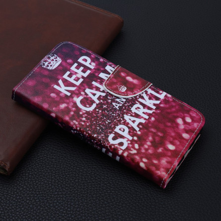 Housse Samsung Galaxy A22 5G Keep Calm and Sparkle Housse Samsung Galaxy A22 5G Keep Calm and Sparkle