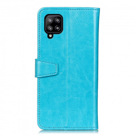 Housse Samsung Galaxy A22 4G Effet Cuir Brillant Simple Housse Samsung Galaxy A22 4G Effet Cuir Brillant Simple