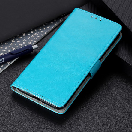Housse Samsung Galaxy A22 4G Effet Cuir Brillant Simple Housse Samsung Galaxy A22 4G Effet Cuir Brillant Simple