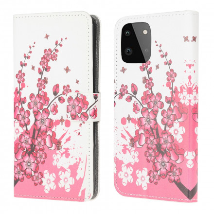 Housse Samsung Galaxy A22 5G Tropical Flowers Housse Samsung Galaxy A22 5G Tropical Flowers