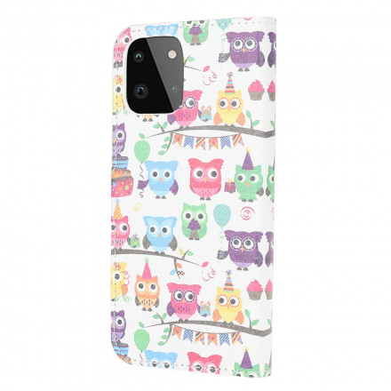 Housse Samsung Galaxy A22 5G Hiboux Housse Samsung Galaxy A22 5G Hiboux