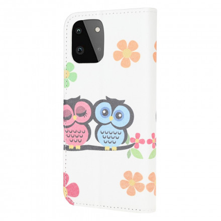 Housse Samsung Galaxy A22 5G Couple de Hiboux Housse Samsung Galaxy A22 5G Couple de Hiboux