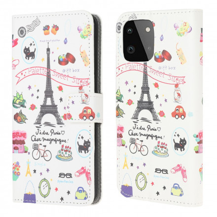 Housse Samsung Galaxy A22 5G J'adore Paris