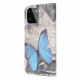 Housse Samsung Galaxy A22 5G Papillon Prestige Bleu Housse Samsung Galaxy A22 5G Papillon Prestige Bleu