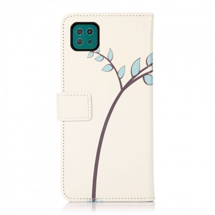 Housse Samsung Galaxy A22 5G Couple De Hiboux Sur l'Arbre Housse Samsung Galaxy A22 5G Couple De Hiboux Sur l'Arbre