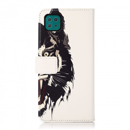 Housse Samsung Galaxy A22 5G Tigre Féroce Housse Samsung Galaxy A22 5G Tigre Féroce