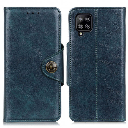 Housse Samsung Galaxy A22 4G Simili Cuir Bouton Verni Housse Samsung Galaxy A22 4G Simili Cuir Bouton Verni